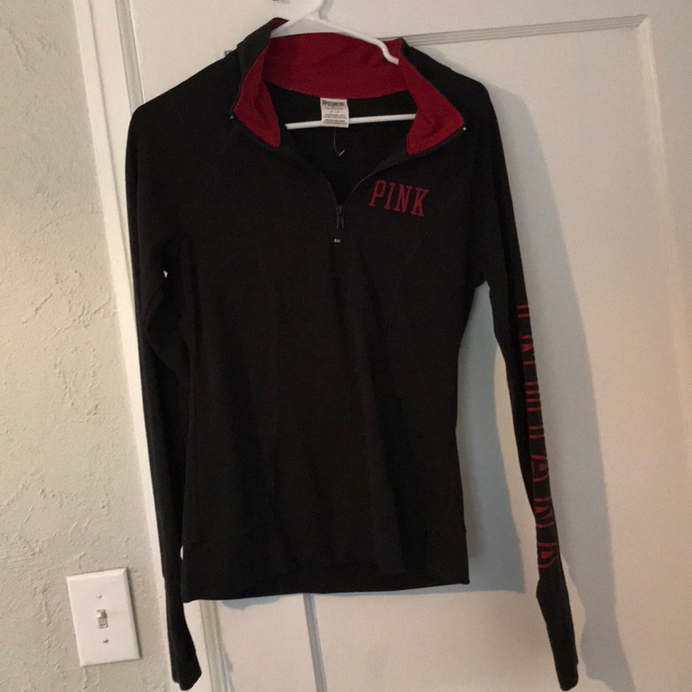 PINK collegiate collection Indiana 3/4 zip